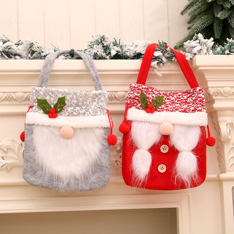 Santa-Themed Holiday Tote Bag Kalsten