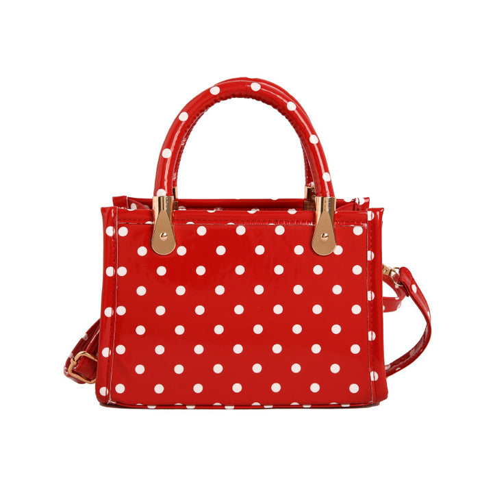 WoChic Polka Dot Handheld Satchel Bag Kalsten