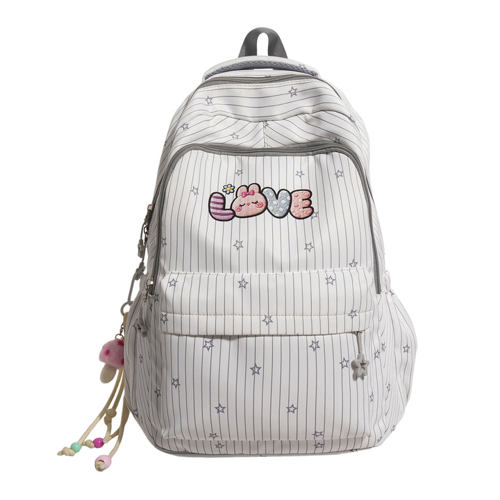 Whimsical Embroidered School Backpack Kalsten