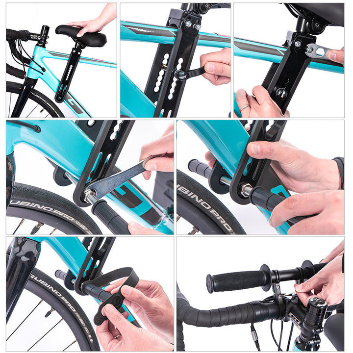 Adjustable Front-Mounted Child Bike Saddle Support Mount Kalsten