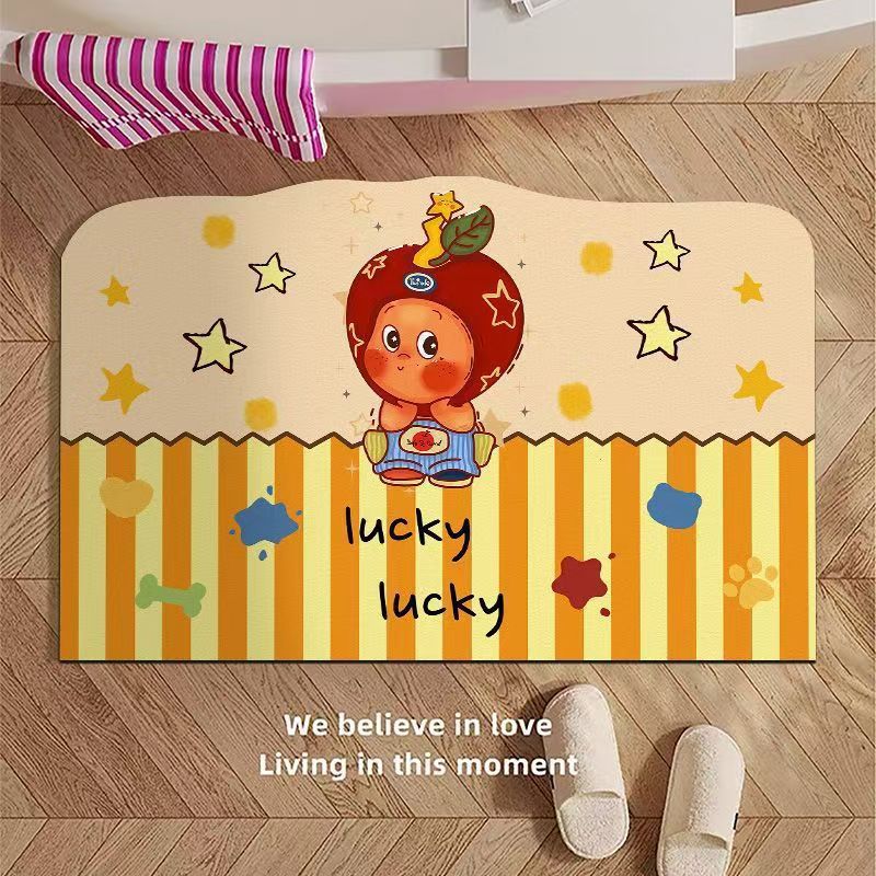 Whimsical Cartoon-Themed Bath Mat