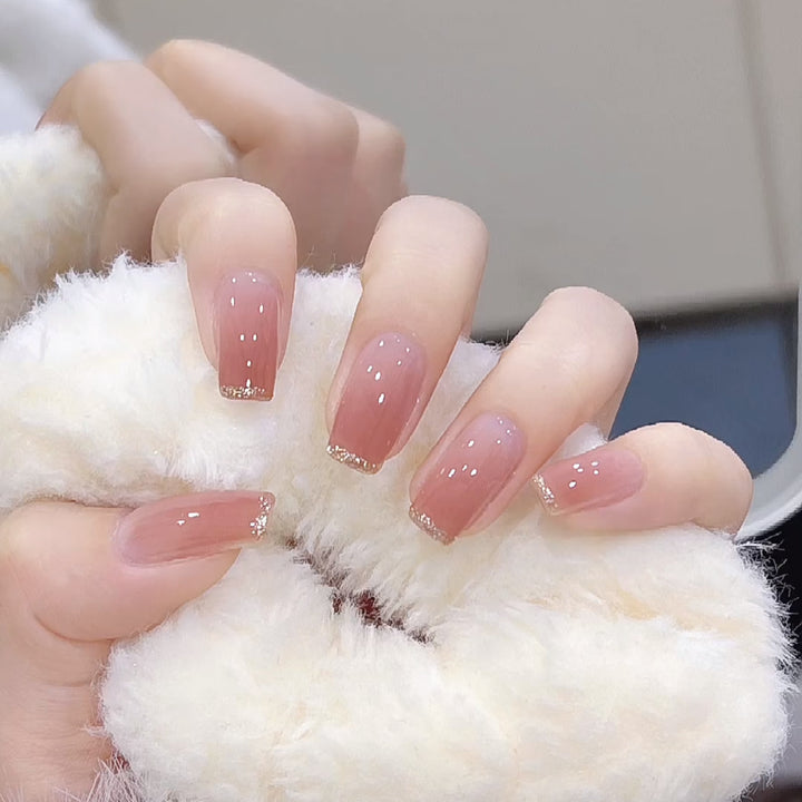 Artificial Glamorous Heart Nail Tips Kalsten