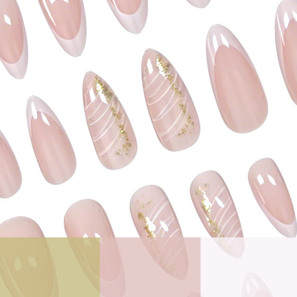Elegant French Tip Gel Nail Enhancements Kalsten 1789915803