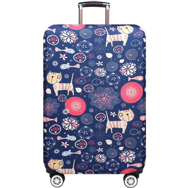 Women's hard shell suitcase with romantic motifs Kalsten