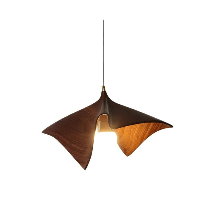 Artistic Leaf-Shaped Pendant Light