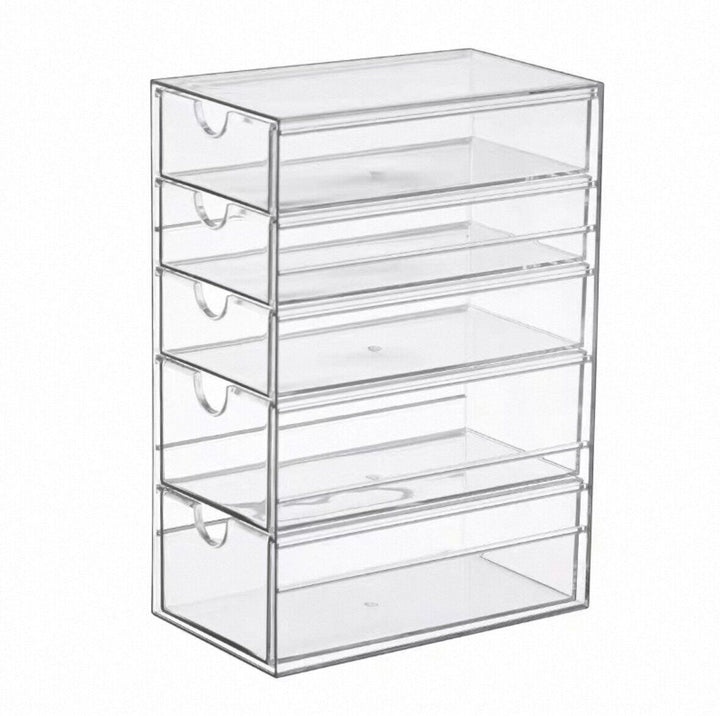 Clear Acrylic Storage Organizer with 5 Drawers