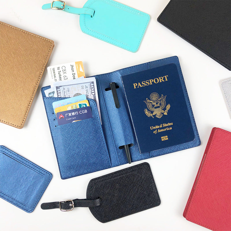 Stylish Passport and Luggage Tag Set Kalsten