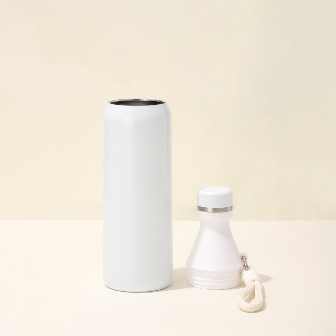 Women's insulated water bottle with practical carrying strap Kalsten