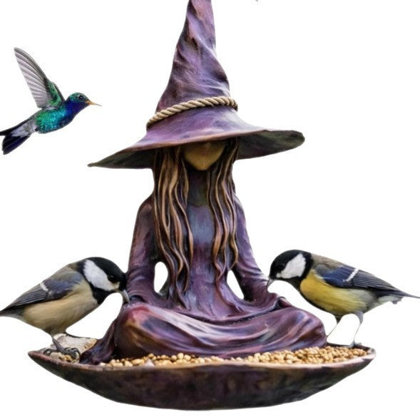 Witch-Themed Bird Feeder Kalsten