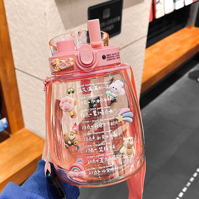 Ladies Playful Water Bottle with Animal Design Kalsten