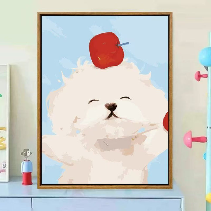 Cute Dog-Themed Decorative Canvas Art Kalsten
