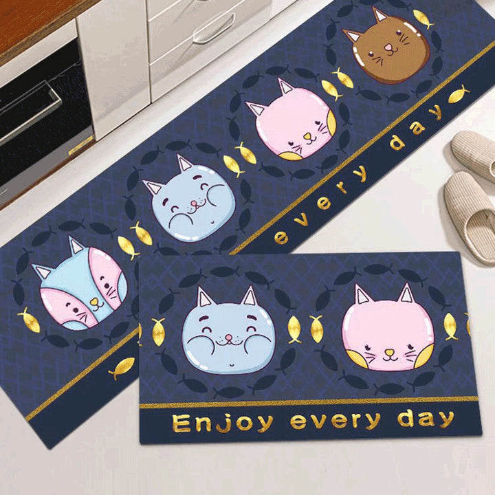 Cat-Themed Kitchen Mat Kalsten