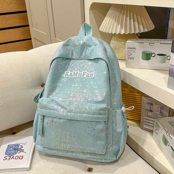 Trendy Casual Backpack with Keychain Kalsten