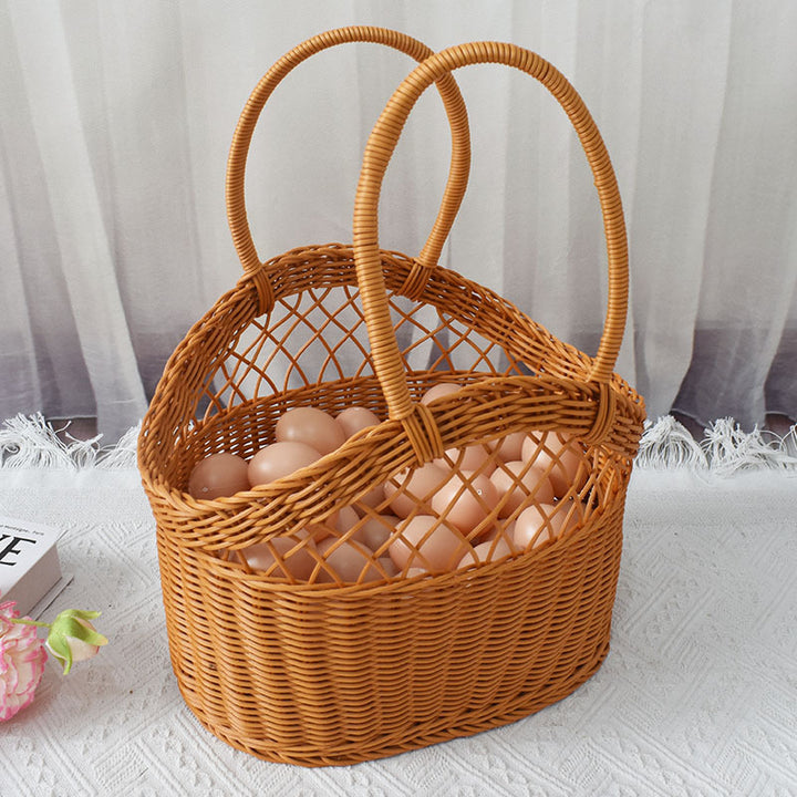 Handwoven Market Tote Basket Kalsten