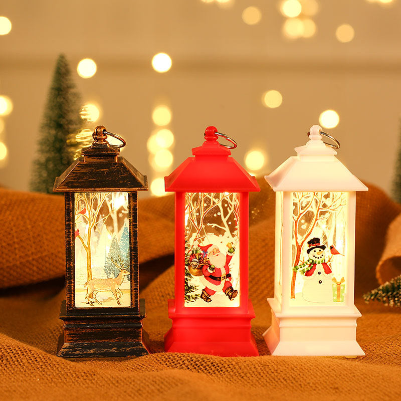 Decorative Lantern with Santa Theme Kalsten