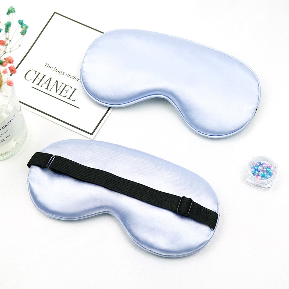 Unisex nan luxurious satin sleep mask with anatomical contour and adjustable elastic band Kalsten