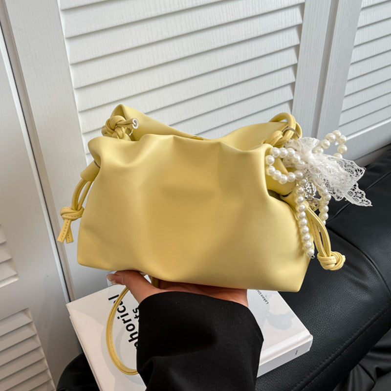 Minimalist Knotted Handheld Satchel