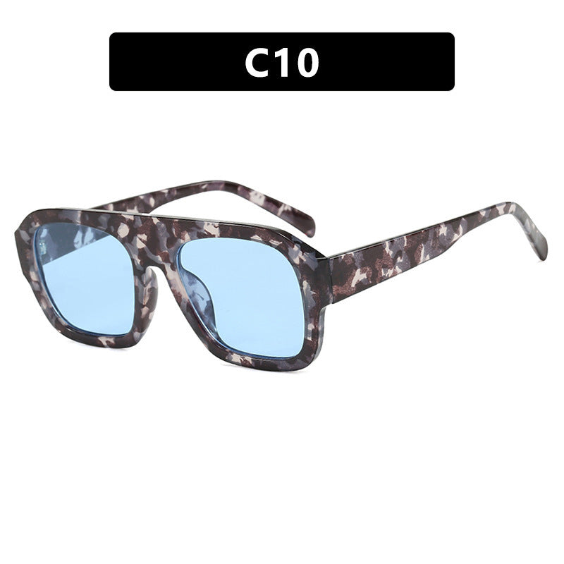 Women's oversized sunglasses with distinctive rectangular frame Kalsten