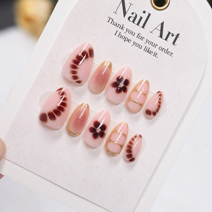 Elegant Floral Nail Art Set