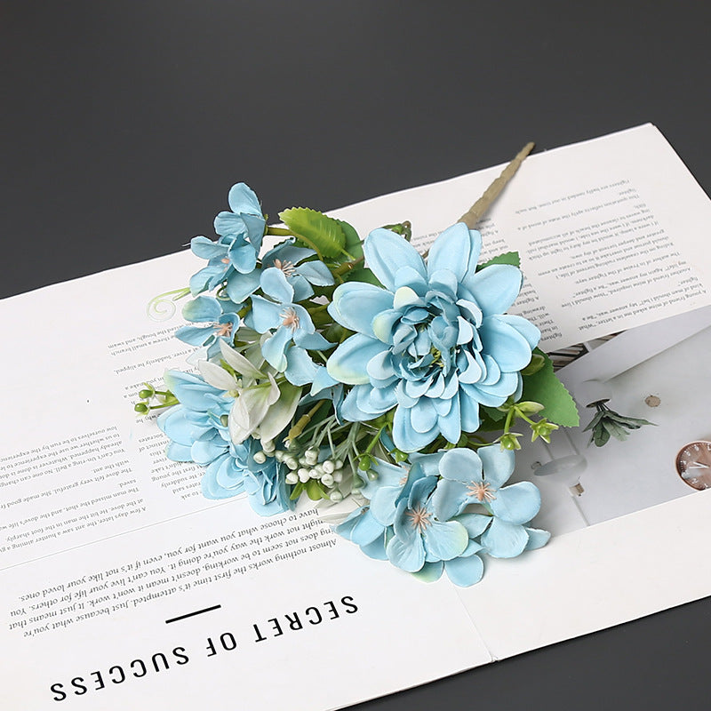 Elegant Synthetic Flower Bouquet for Home Decor