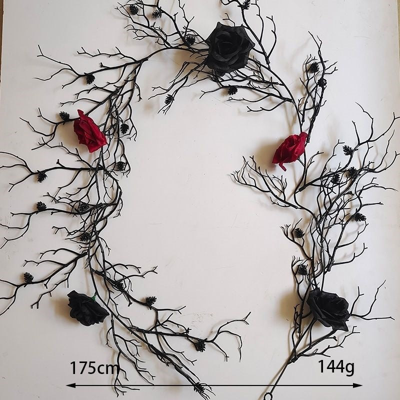 Gothic Floral Vine Decor