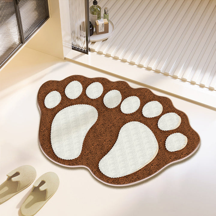 Fun Paw Print Bath Mat Kalsten