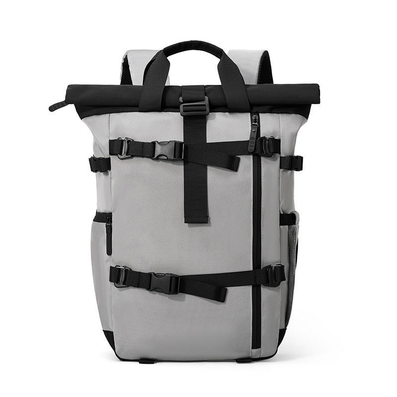 Backpack with roll closure and durable materials Kalsten