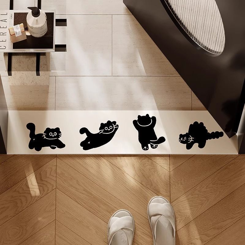 Playful Cat-Themed Door Mat Kalsten