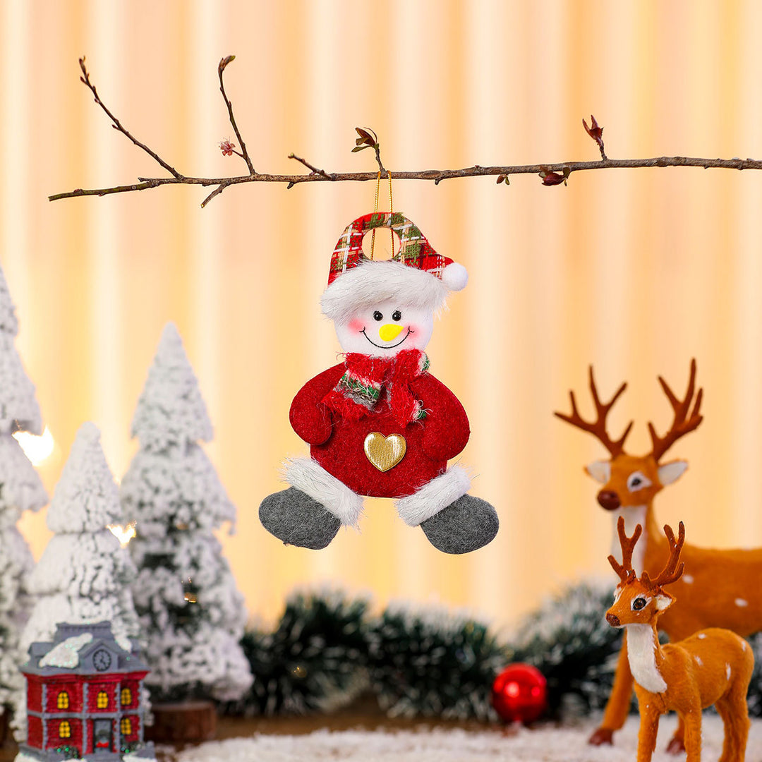 Decorative Plush Santa Ornament Kalsten