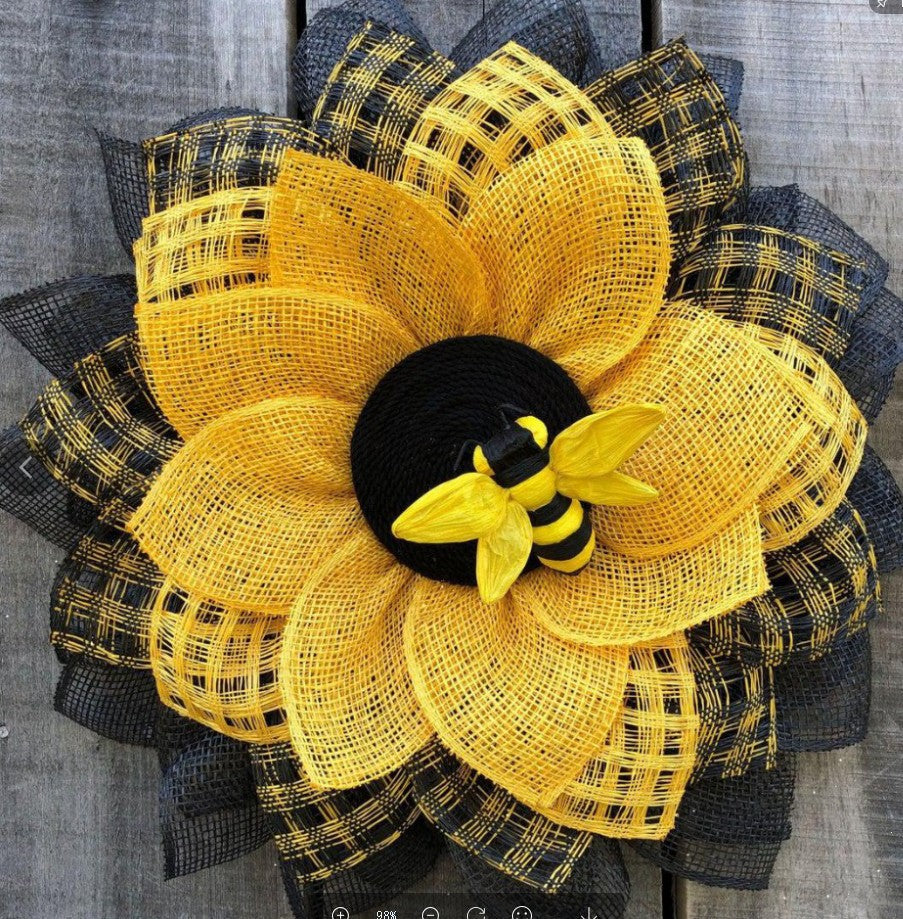 Patriotic Decorative Floral Wall Art Kalsten