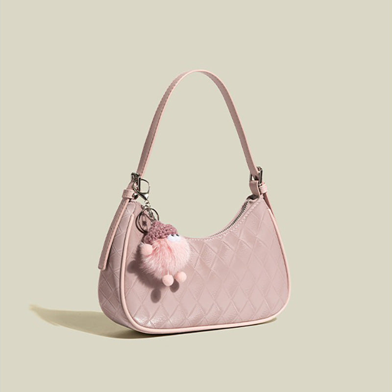 Stylish Quilted Hobo Bag Kalsten