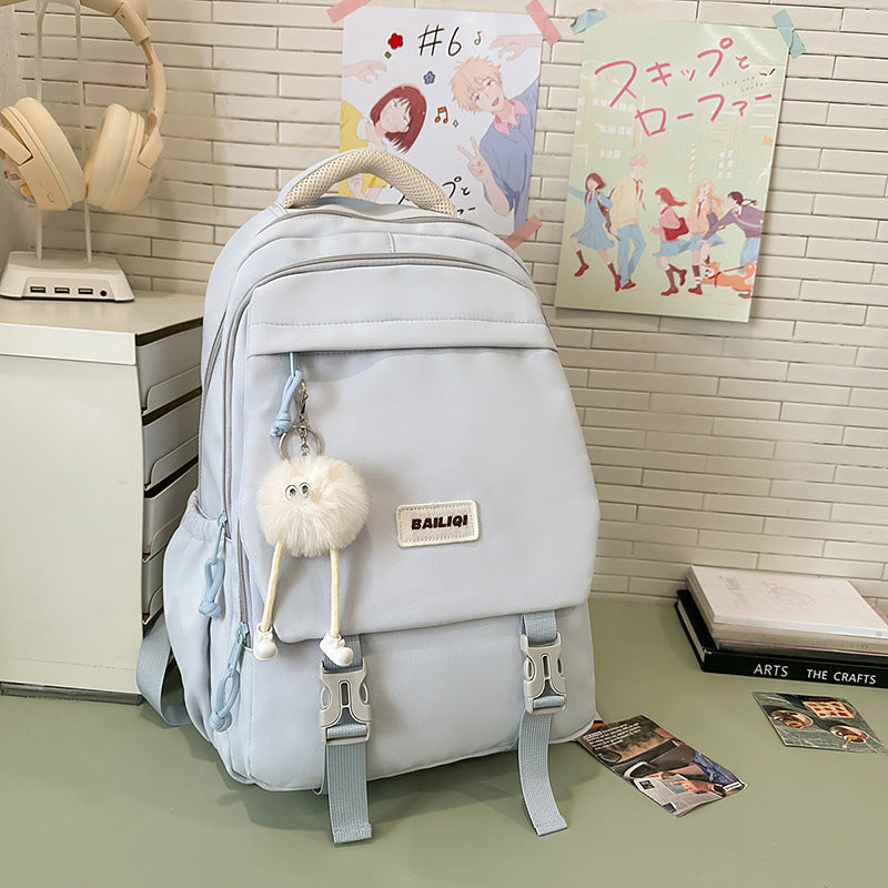 Stylish Multi-Functional Backpack with Decorative Features Kalsten