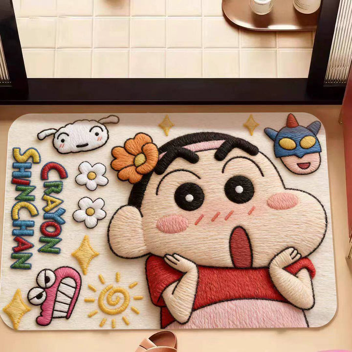 Cartoon-Themed Floor Mat