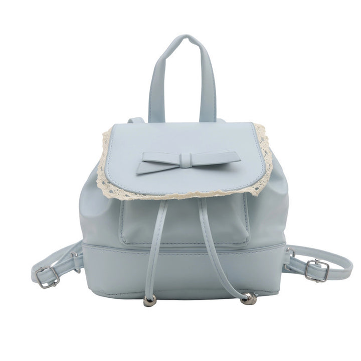 Cute Lace-Trimmed Mini Backpack Kalsten