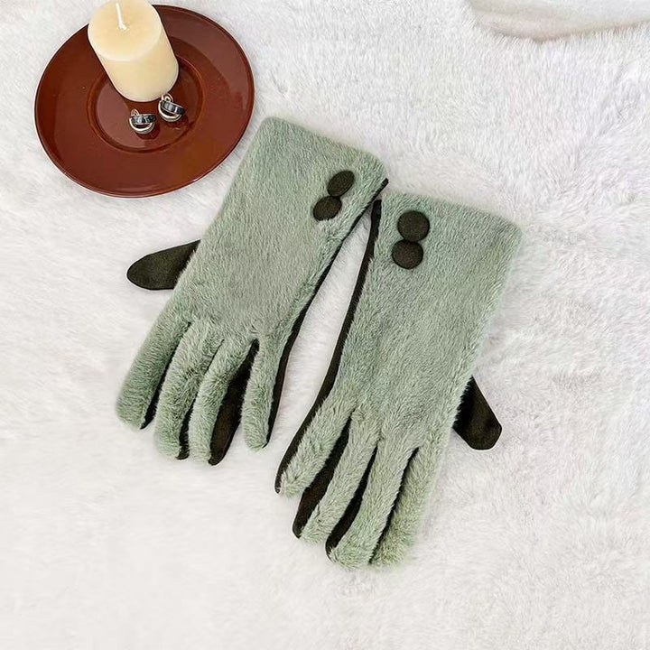 Plush Fleece-Lined Touchscreen Gloves Kalsten