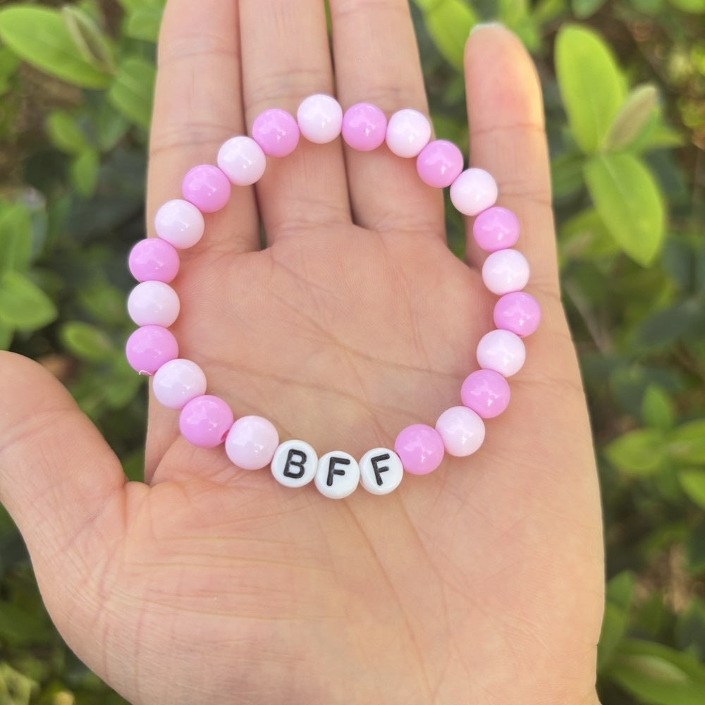 Friendship bracelet made of pastel beads Kalsten