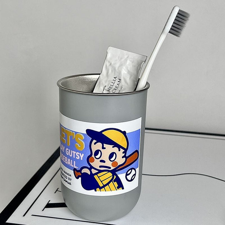 Toothbrush cup with trendy children's design Kalsten