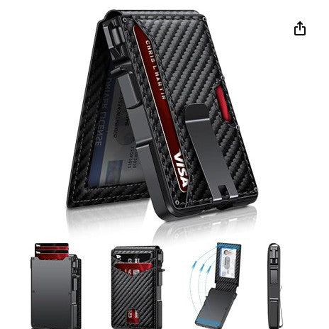 Carbon Fiber Slim Cardholder Kalsten