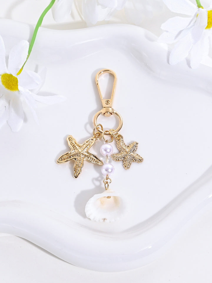 Keychain with Maritime Star Motif Kalsten