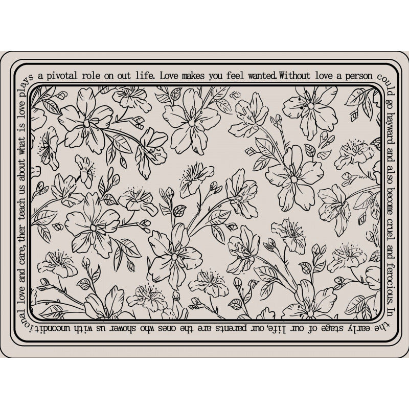 Decorative Floral Dining Placemats Kalsten