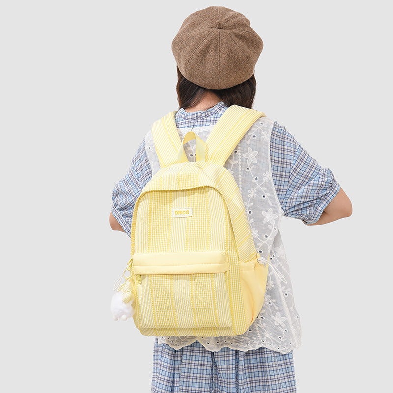 Playful Striped Backpack Kalsten