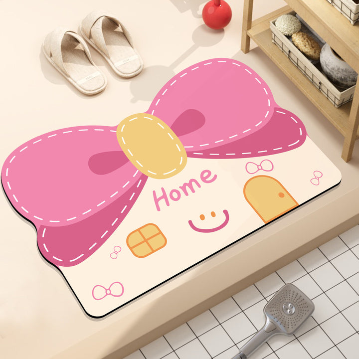 Playful Hamburger-Themed Bath Mat Kalsten