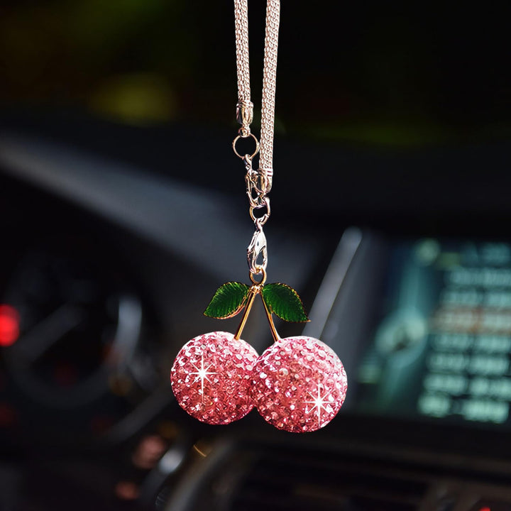 Sparkling Cherry Pendant Necklace Kalsten
