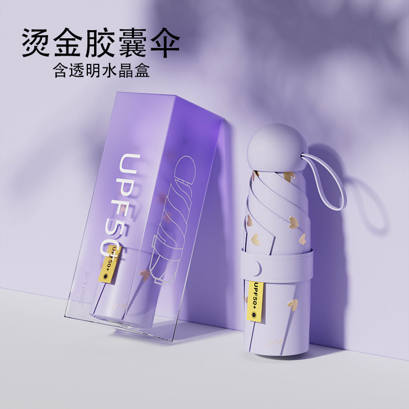 Ladies UV Protection Folding Umbrella with Innovative Design Kalsten