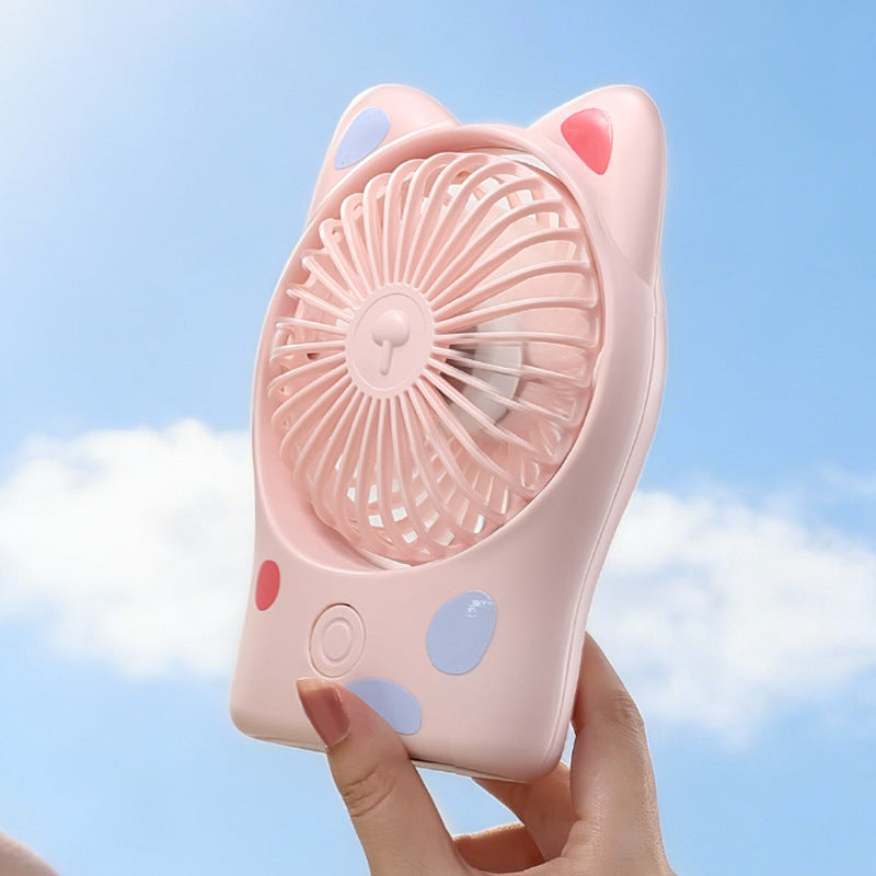 Women Portable Mini Cooling Fan with Cat Ears Kalsten