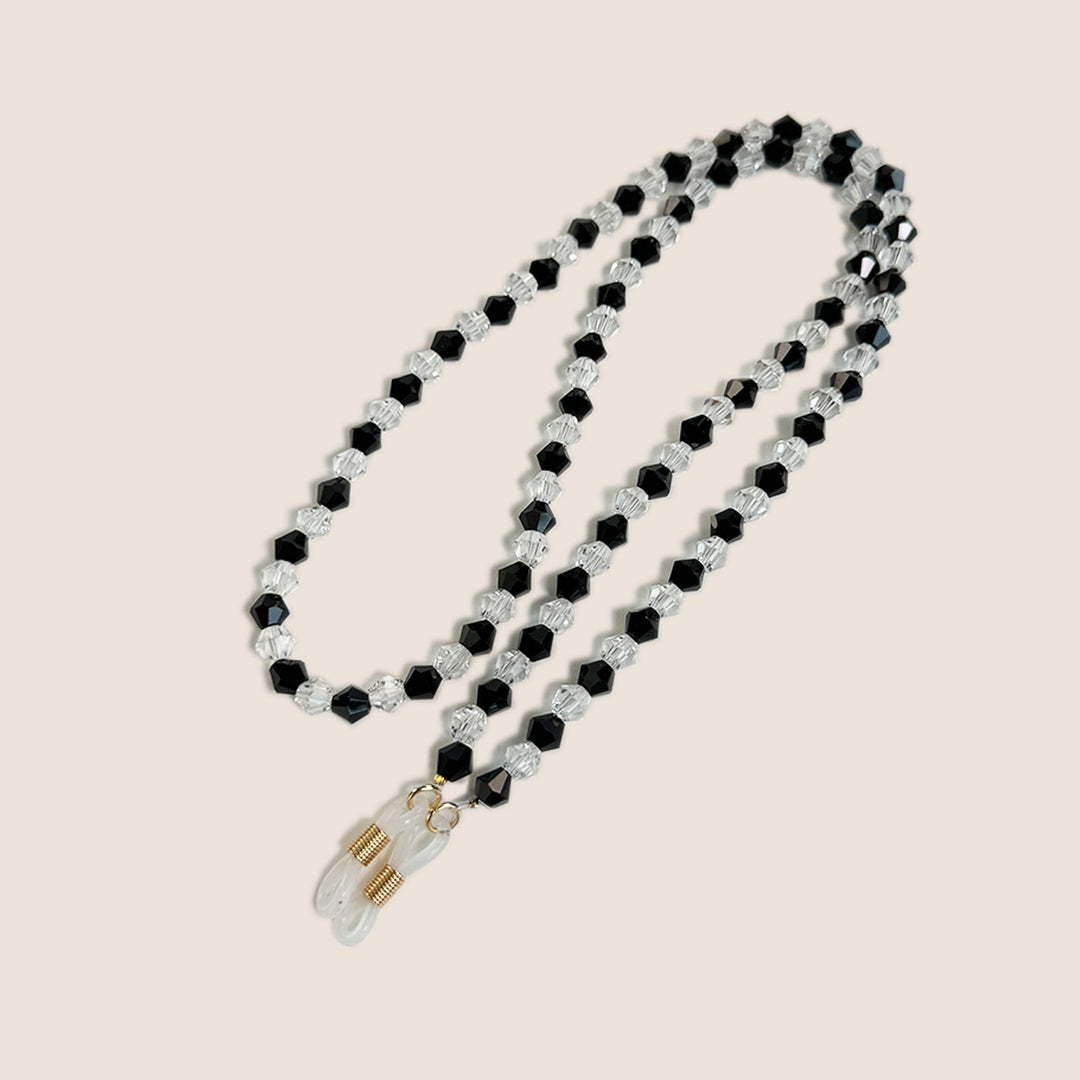Beaded Eyewear Chain with Clear Tips Kalsten