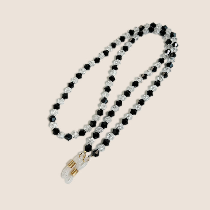 Beaded Eyewear Chain with Clear Tips Kalsten