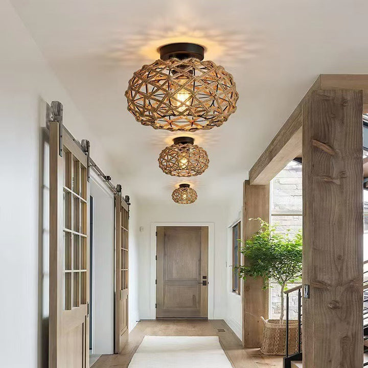 Modern Bohemian Drum Ceiling Light
