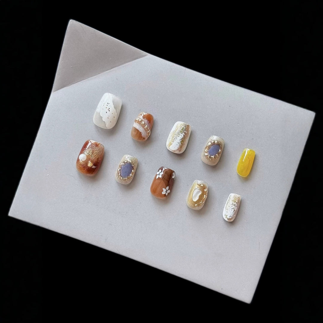 Artistic Decorative Press-On Nail Kit