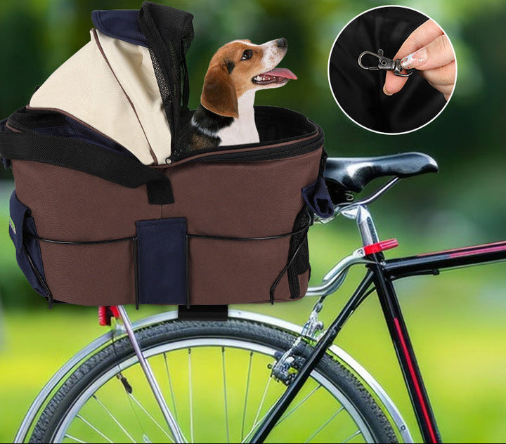 collapsible breathable soft pet carrier bag with mesh canopy and exterior pockets Kalsten